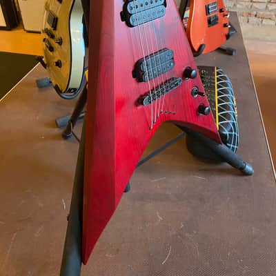 Solar Guitars V2.7 Trans Blood Red Matte image 3