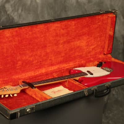 all original 1964 Fender Pre-CBS Musicmaster II RED image 21