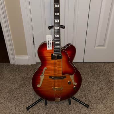 Ibanez AF151-AWB 2013 - aged whiskey burst image 1