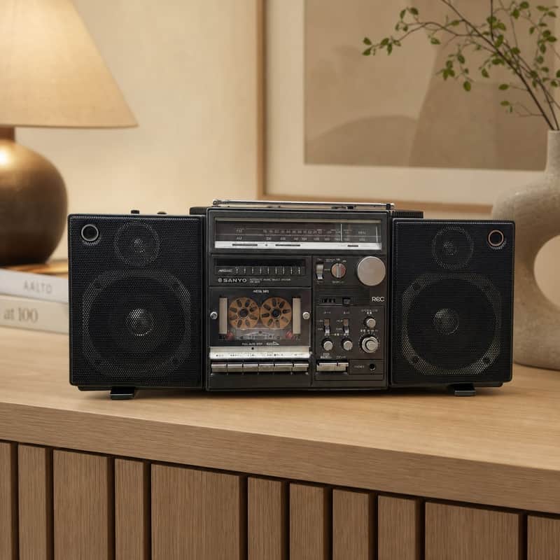 Sanyo MR-X910 Rare Vintage BoomboxJapan  Cassette Deck  Warranty Serviced image 1