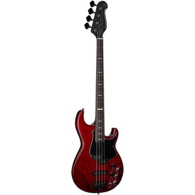 Yamaha BB734A Electric Bass Guitar (with Gig Bag) Fired Red image 7