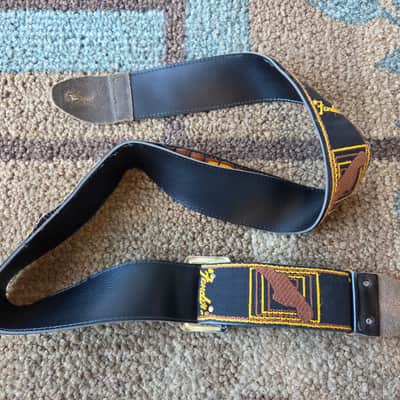 Vintage 1970's Fender Guitar, Bass Strap! Original Case Candy for Stratocaster, Telecaster! image 5