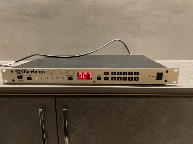 Oberheim Matrix 1000 Rackmount 6-Voice Synthesizer White image 1