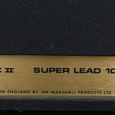 1976 Marshall Super Lead 100 MKII 2-Channel 100-Watt 6550 Head (w/ Master Volume Mod) image 11