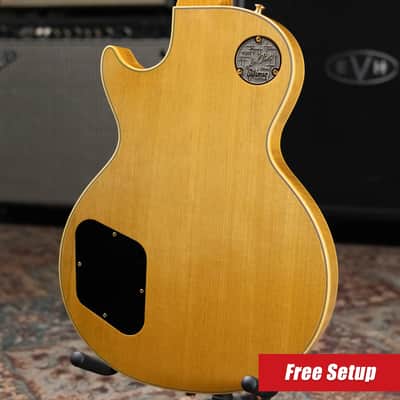 Gibson Custom Shop Limited Edition 1957 Les Paul Custom All Korina VOS Electric Guitar - Antique Natural with Hardshell Case image 2