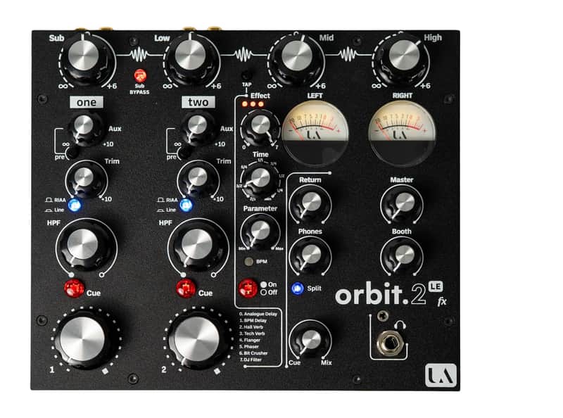 Union Audio Orbit.2 LE FX 2-Channel Analog Rotary Desktop Mixer + FX image 1