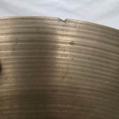 A. Zildjian 20" 60s Stamp Mini Cup Ride Cymbal - Traditional - Edge Nicked (245-22) image 4