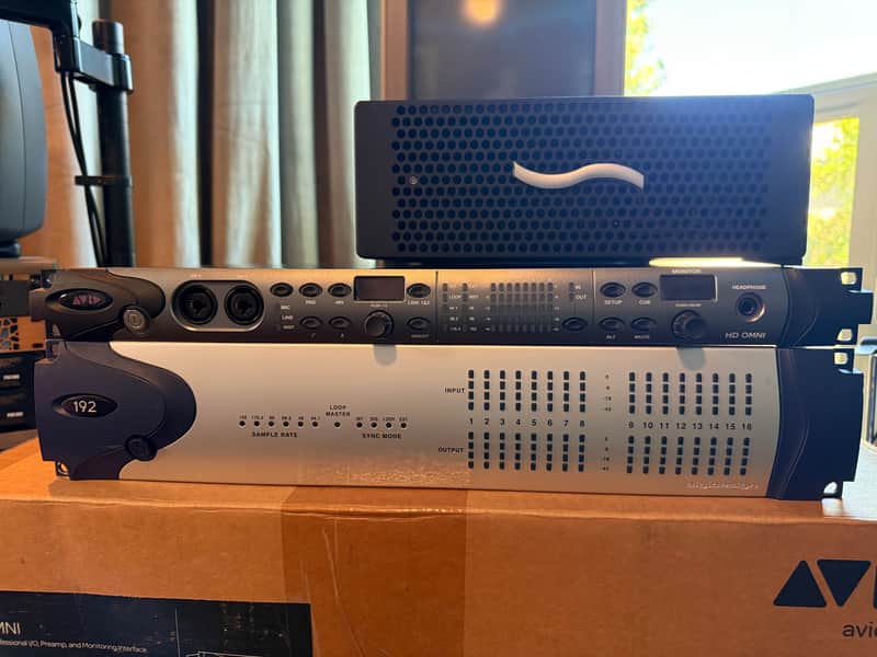 Avid Pro Tools HDX PCIe Card + Avid Omni + 192 IO 16x16 analog + Sonnet Echo thunderbolt box image 1