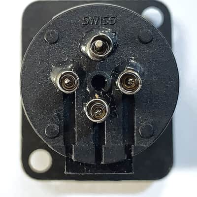 80's Neutrik (Swiss Made) NC3MD Series 3-Pin Panel Mount XLR Male Input Jacks image 7