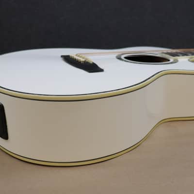 ESP LTD X-Tone AC-10E Acoustic Electric Guitar with Pickup Preamp EQ Tuner OM Body XTONE White image 9