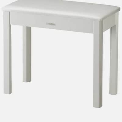 Yamaha BC-108 White Padded Piano Bench 2010s - White image 1