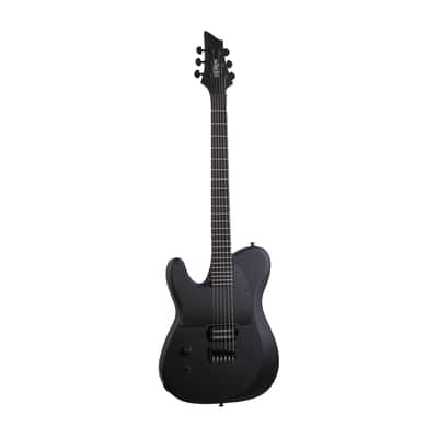 Schecter PT Black Ops Lefty - Satin Black Open Pore image 2