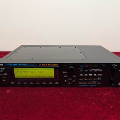 Roland JV-2080 64-Voice Synthesizer Module w/ Pop & Experience II Expansion Boards Rack Mount Rackmount Synth - 2 Expansions