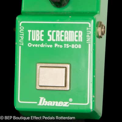 Ibanez TS-808 Tube Screamer with JRC4558D op amp 1981, " R " logo s/n 127576 Japan image 5
