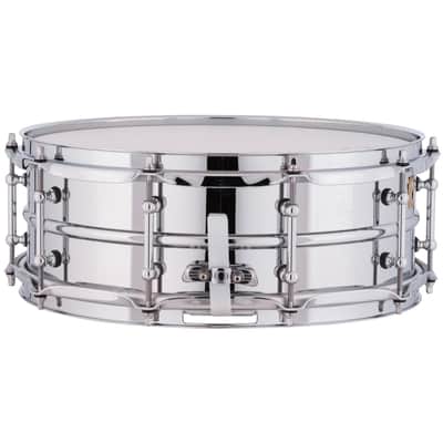 Ludwig LM400T Supraphonic 5x14 Smooth Shell, Tube Lugs Snare Drum image 3