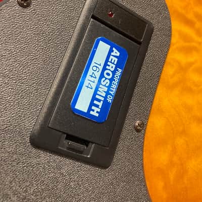 Tom Hamilton's Aerosmith, Parker - FB4 Fly Bass, Sunburst PLUS Stage Worn Leather Vest! (TH2 #29) image 3