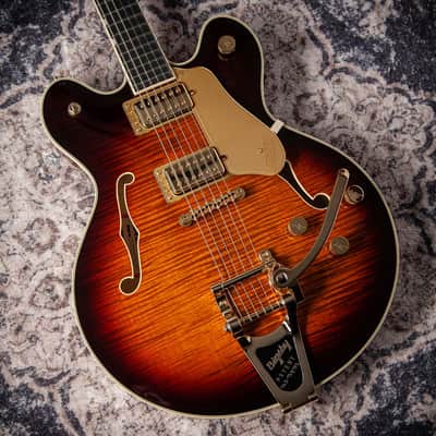 Gretsch Broadkaster® LX Figured Center Block with String-Thru Bigsby® - Havana Burst image 23
