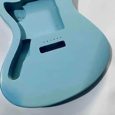 Light Blue Jazzmaster Style Left Hand Guitar Basswood Body image 3