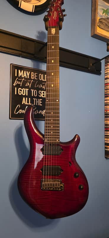 Sterling MAJ270X FM John Petrucci Signature Majesty DiMarzio 2020 - 2024 - Royal Red image 1