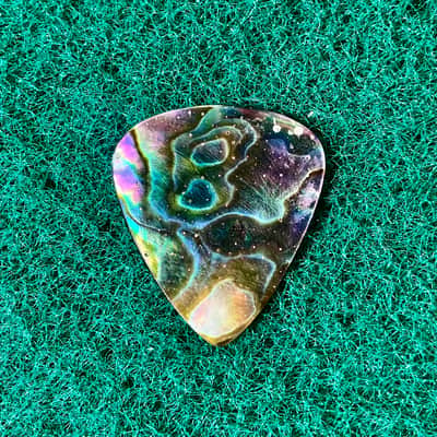 Abalone seashell guitar pick-0.5mm, classic size & shape… by BeachSidePicks image 1