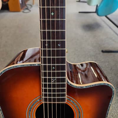 Used 2024 Zager ZAD900CE AURA Pro Series Acoustic-Electric Guitar - Vintage Cherry Sunburst w/ Zager Case image 9