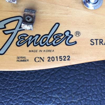 1992 Fender Stratocaster (Korean made) image 4