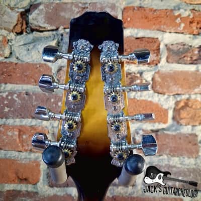 Johnson MA-100 A-Style Archtop Mandolin (2010s - Sunburst) image 12