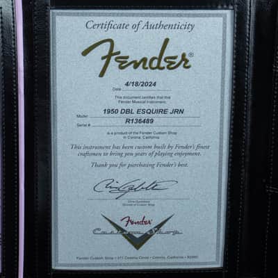Fender Custom Shop 50 Double Esquire Journeyman Relic Nocaster Blonde ~ Secondhand image 7