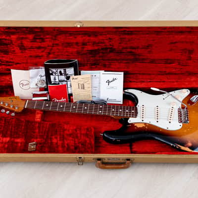 1999 Fender American Vintage ‘62 Stratocaster Sunburst, 100% Original w/ Hangtags, Case image 24