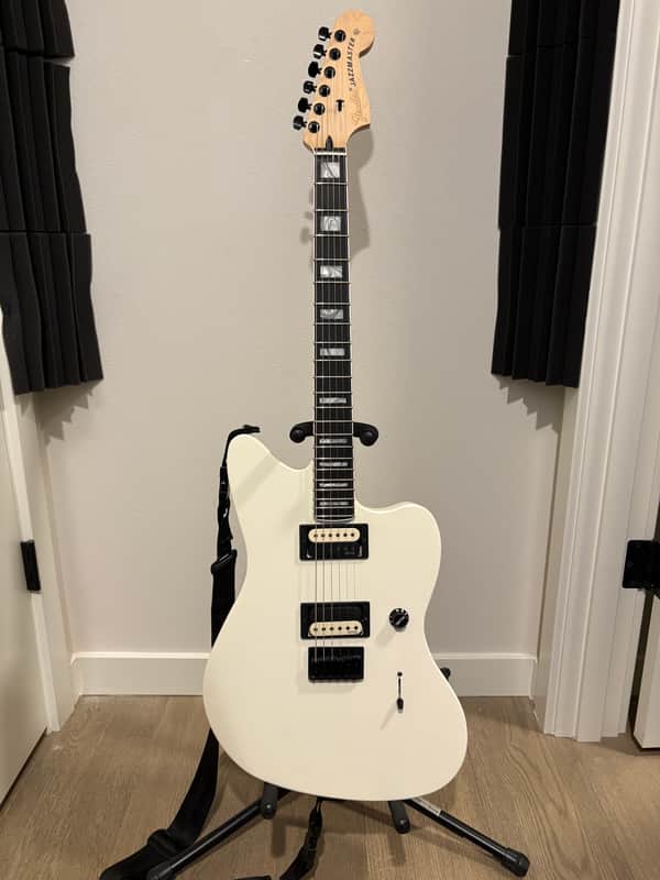 Fender Jim Root Signature Jazzmaster 2022- Arctic White with Gig Bag image 1