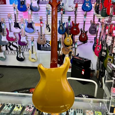 PRS Paul Reed Smith Hollowbody II Piezo Gold Top, Bird Inlay with Case image 12
