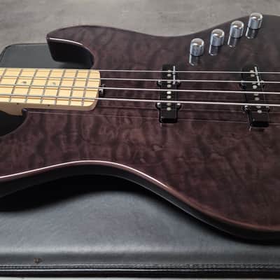 ESP J4 QM Bass BRAND NEW J-FOUR Jazz Bass MIJ E-II Standard Series Ash Body with Americam USA Seymour Duncan Pickups - Fender killer from Japan! image 6