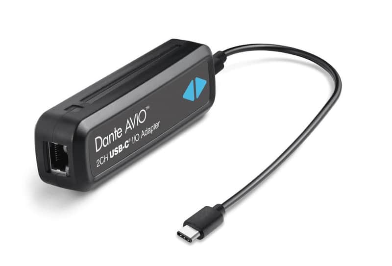 Audinate ADP-USBC-AU-2X2 Dante AVIO USB-C Adapter image 1