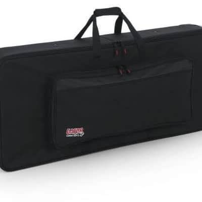 Gator Rigid EPS Foam Lightweight Case w/ Wheels for 61-Note Keyboards GK-61 image 1