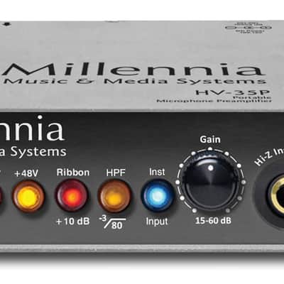 Millennia Media HV-35 500 Series Mic Preamp Module - Black image 2