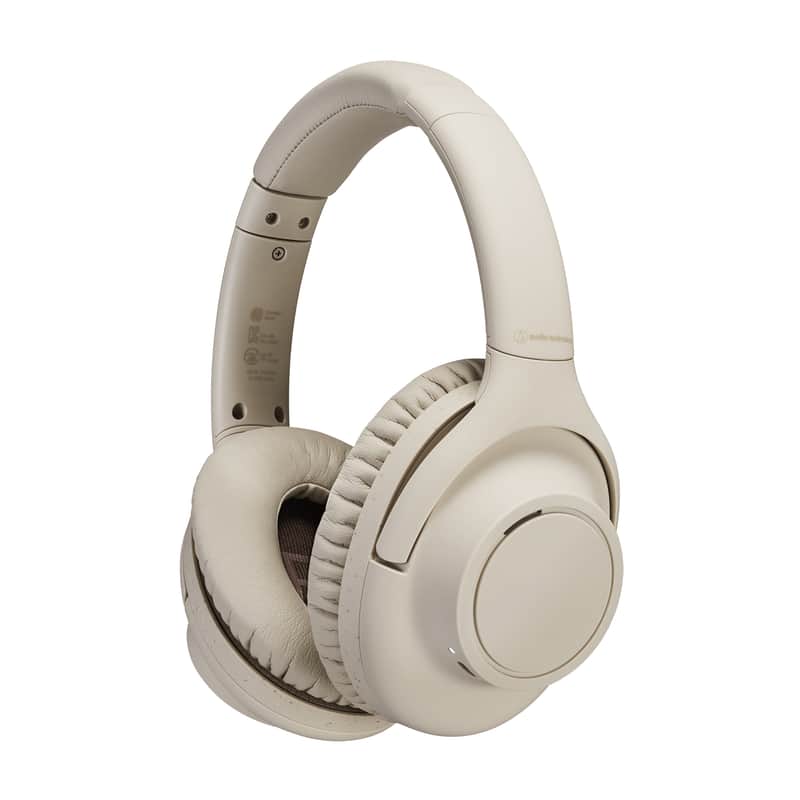 Audio Technica ATH-S300BT WIRELESS OVER-EAR HEADPHONES, BEIGE image 1