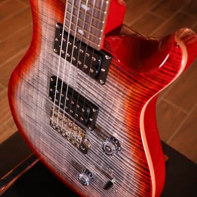 PRS SE Custom 24 - Charcoal Cherry Burst 2509 image 7