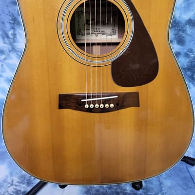 Vintage RARE 1978 Kent Model KF310 Korea Acoustic Guitar Pro Setup New Strings Semi Hard Shell Light Weight Case image 2