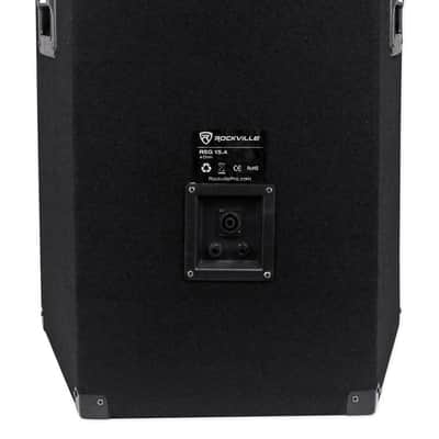 Rockville RSG15.4 15” 3-Way 1500 Watt 4-Ohm Passive DJ/Pro Audio PA Speaker image 8