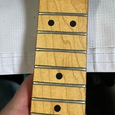 1990 Fender USA American Standard Stratocaster Guitar Neck 22 Fret Maple Board image 15