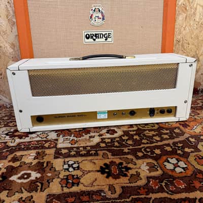 Vintage 1967 Marshall Super Bass White Tolex Plexi Guitar Amplifier Head *1960s* image 9