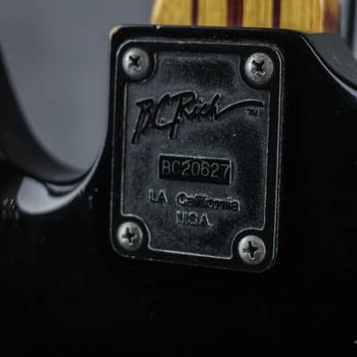 B.C. Rich Mocking Bird 1987 Black Japan image 10