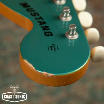 2006 Fender '69 Competition Mustang MG69-85CO Ocean Turquoise Metallic Matching Headstock CIJ Japan image 16