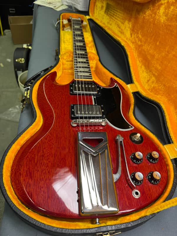 GIBSON LES PAUL/SG 1961 - Cherry #15275 image 1