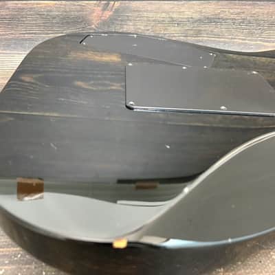 80s KRAMER LK-3 Body Black w/Original Bridge and Plate Made in Japan image 14