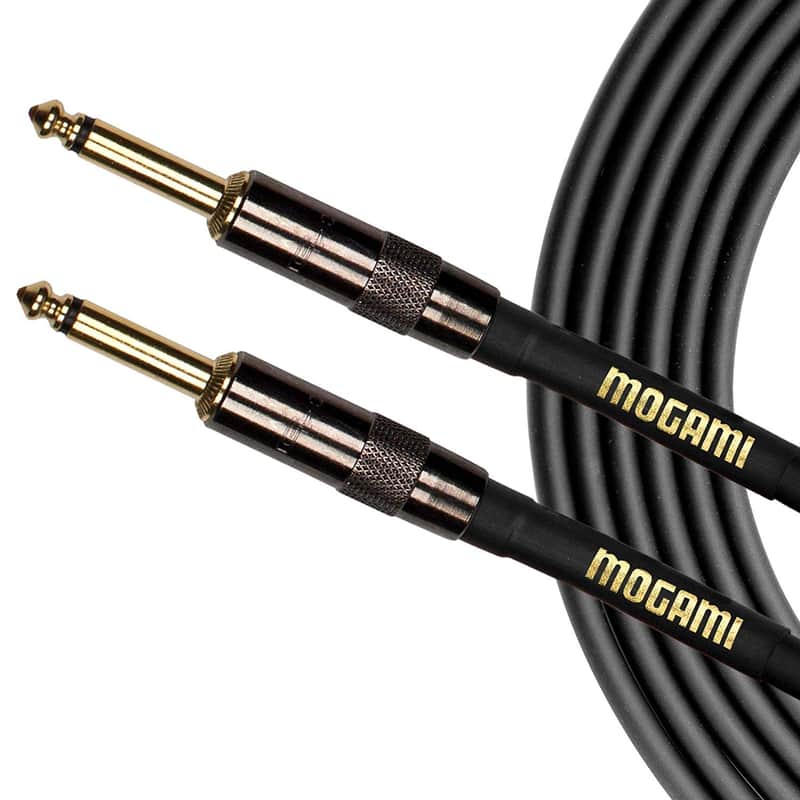 Mogami GOLD SPEAKER-15 Amplifier-to-Cabinet Speaker Cable, 1/4" TS Male Plugs, Gold Contacts,15 Foot image 1