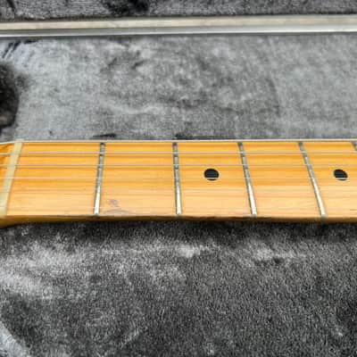 Fender Stratocaster Left-Handed with 3-Bolt Neck, Maple Fretboard 1977 - Natural image 10