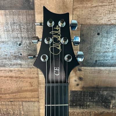 PRS CE 24 Semi-Hollow, Satin Faded Grey Black Blue Burst, Ebony, 372 image 11