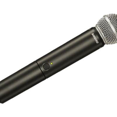 Shure BLX24R/SM58-H9-GAT-K Wireless Handheld Microphone System with Gator Bag and XLR Cable, H9 Band image 2