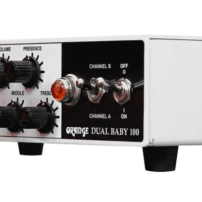 Orange Dual Baby 100 2-Channel 100-Watt Guitar Amp Head 2025 - Present - White imagen 2